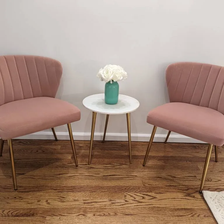 Blush Pink Accent Chairs photo 1