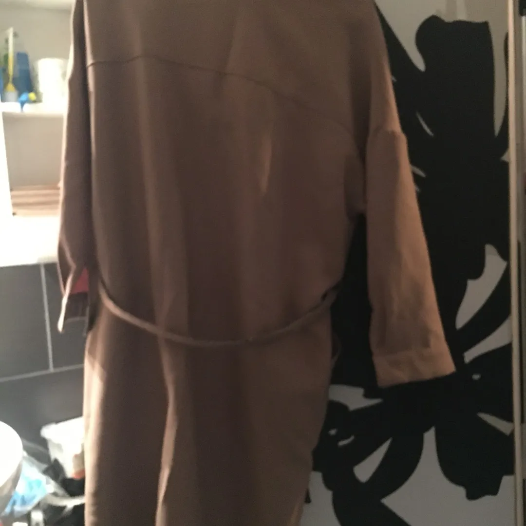Trench Dress-Tan-large photo 3