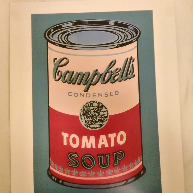 Warhol Campbell Soup Print photo 1