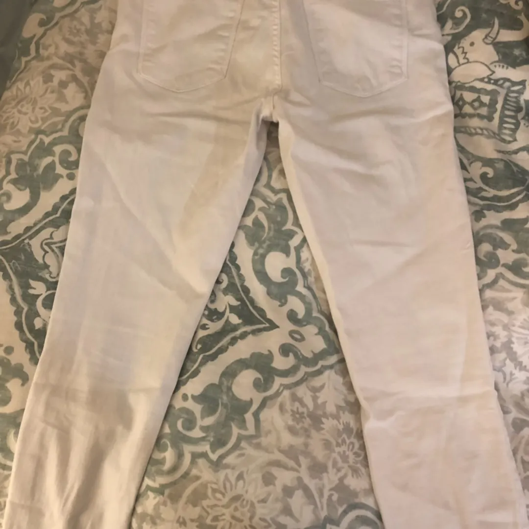 Free People White Jeans photo 3