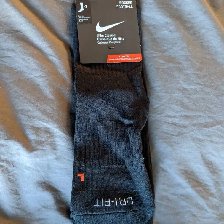 Brand New Nike Soccer/ Football Socks Size 8-12 photo 1