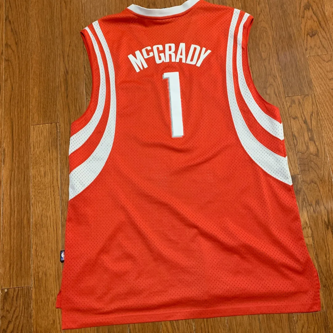 Houston Rockets Tracy Mcgrady Reebok Swingman Basketball Jers... photo 5