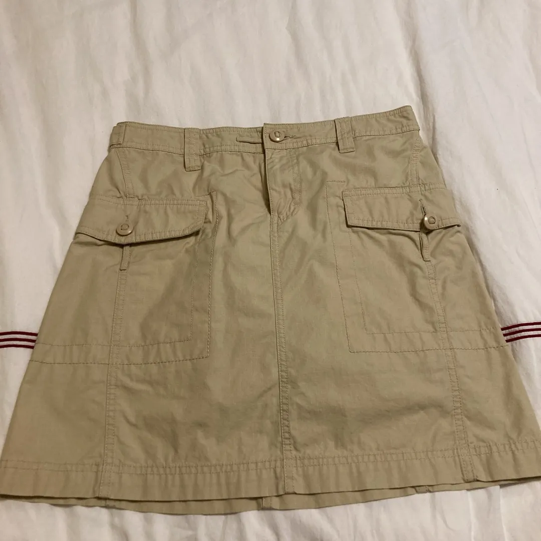 Hilfiger Khaki Skirt, Size 4 photo 1