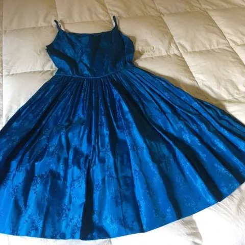 Vintage Size Small Blue Dress photo 1