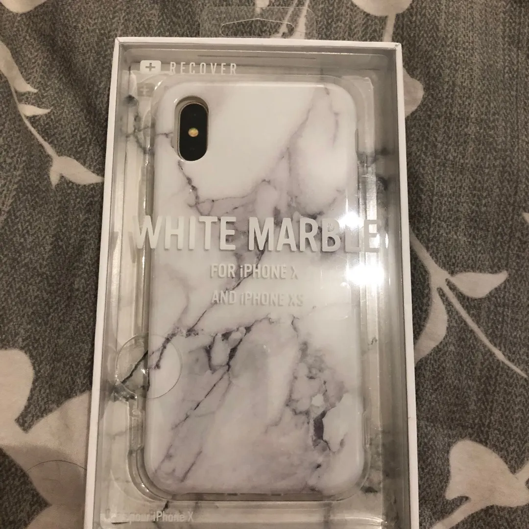 iPhone X And Xs Case - White Marble photo 1