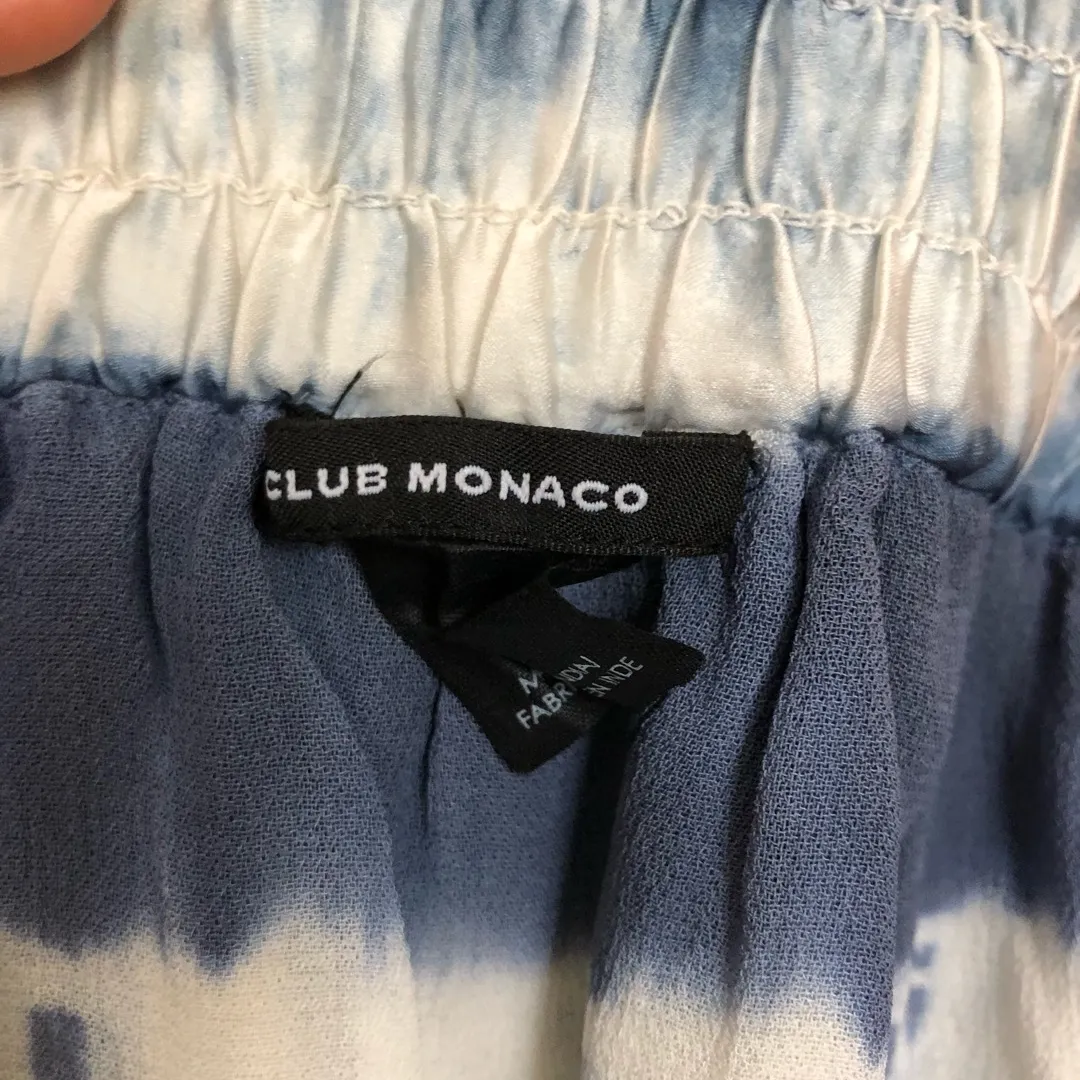 Club Monaco Silk Tie-dye Skirt photo 3
