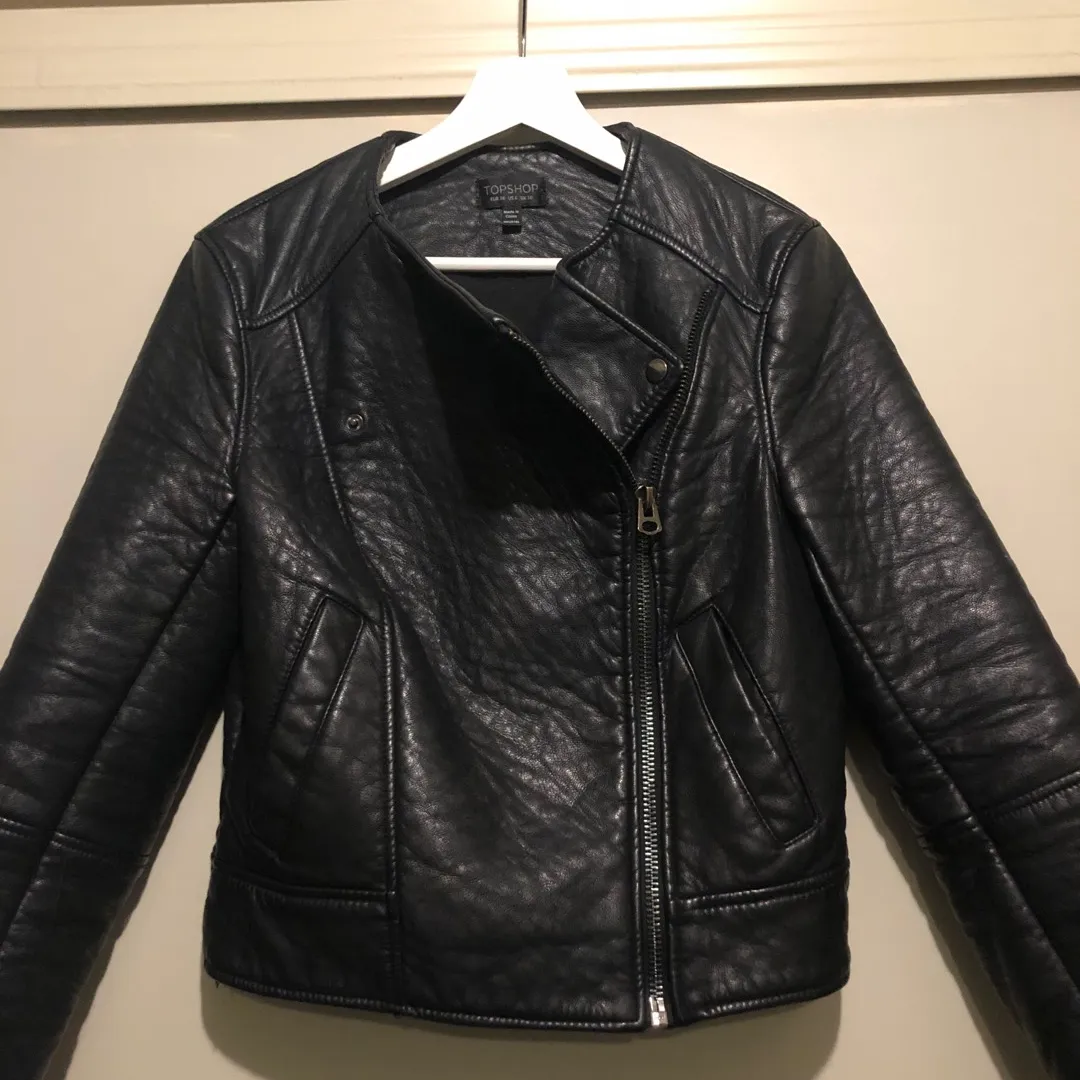 Topshop Leather Jacket photo 1