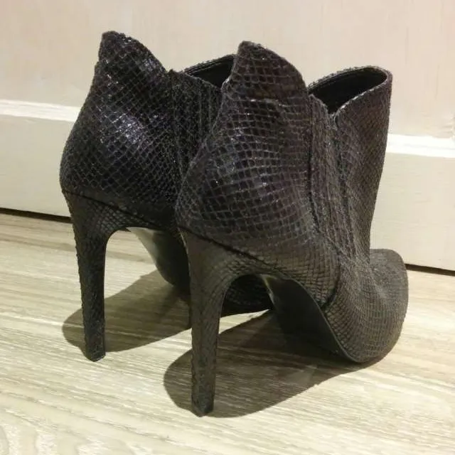 Faux Snakeskin Guess Booties photo 1