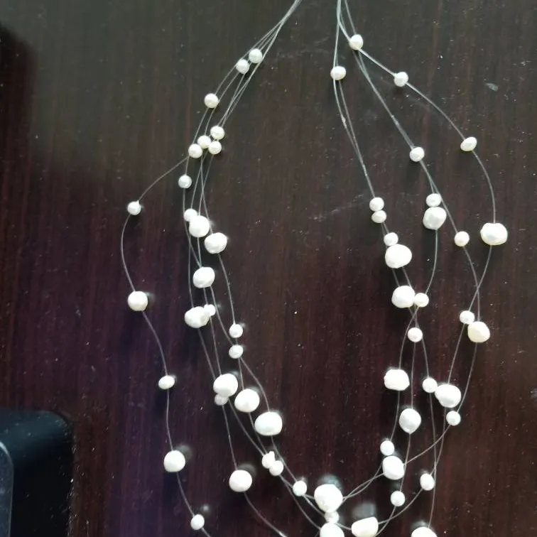 Pearl Illusion style Necklace photo 1