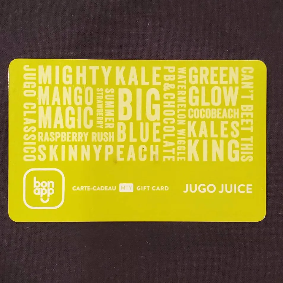 Gift Card - Jugo Juice photo 1