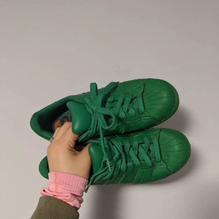 Green Adidas Shoes photo 3