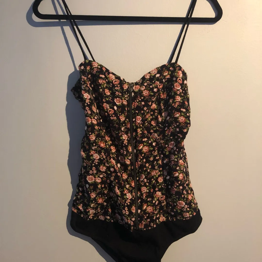Urban Outfitters floral bodysuit photo 1