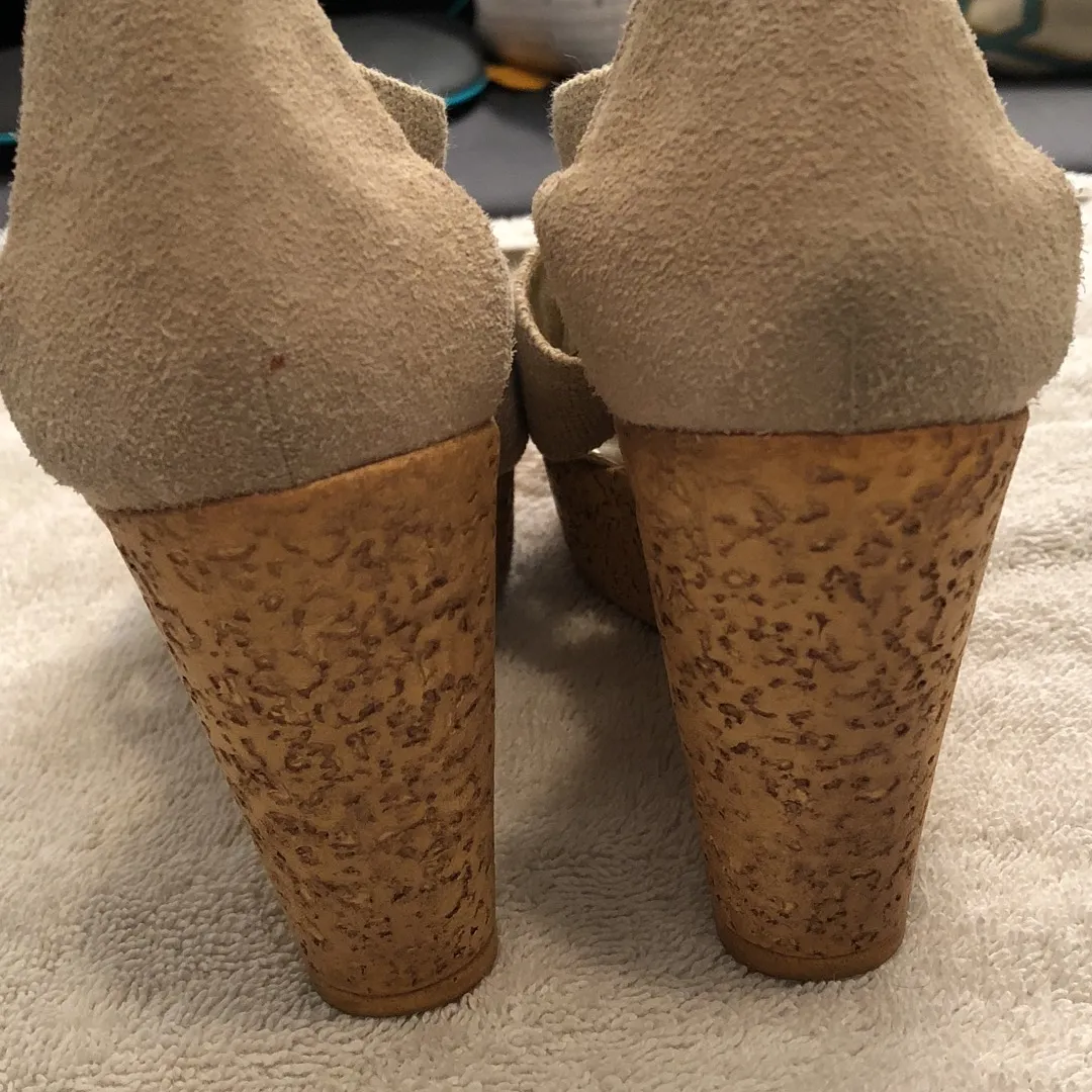 Beige Wedges From Browns Shoes photo 5