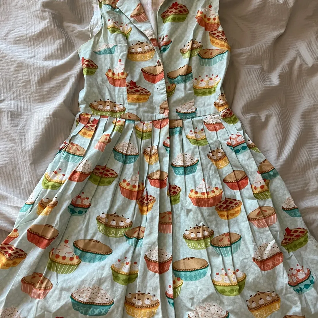 1950s Pie Dress.  Size M photo 1