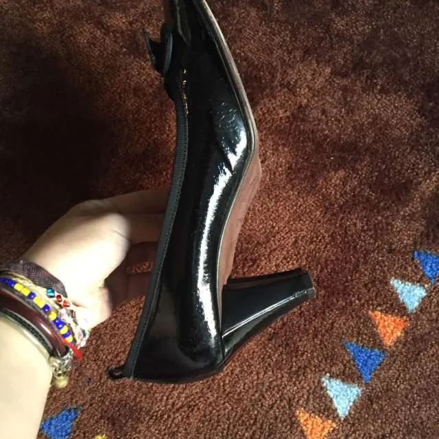 Marc By Marc Jacobs Patent Leather Bow Tie Heel photo 3