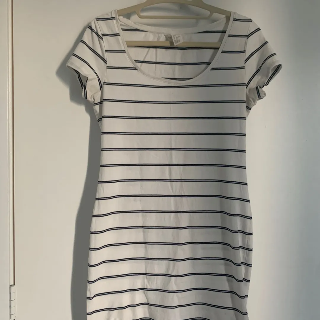 Striped T-shirt Dress photo 1