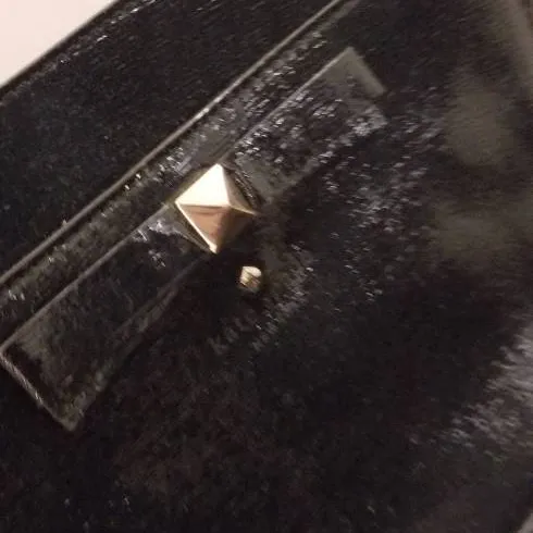 kate spade - shiny black purse photo 4