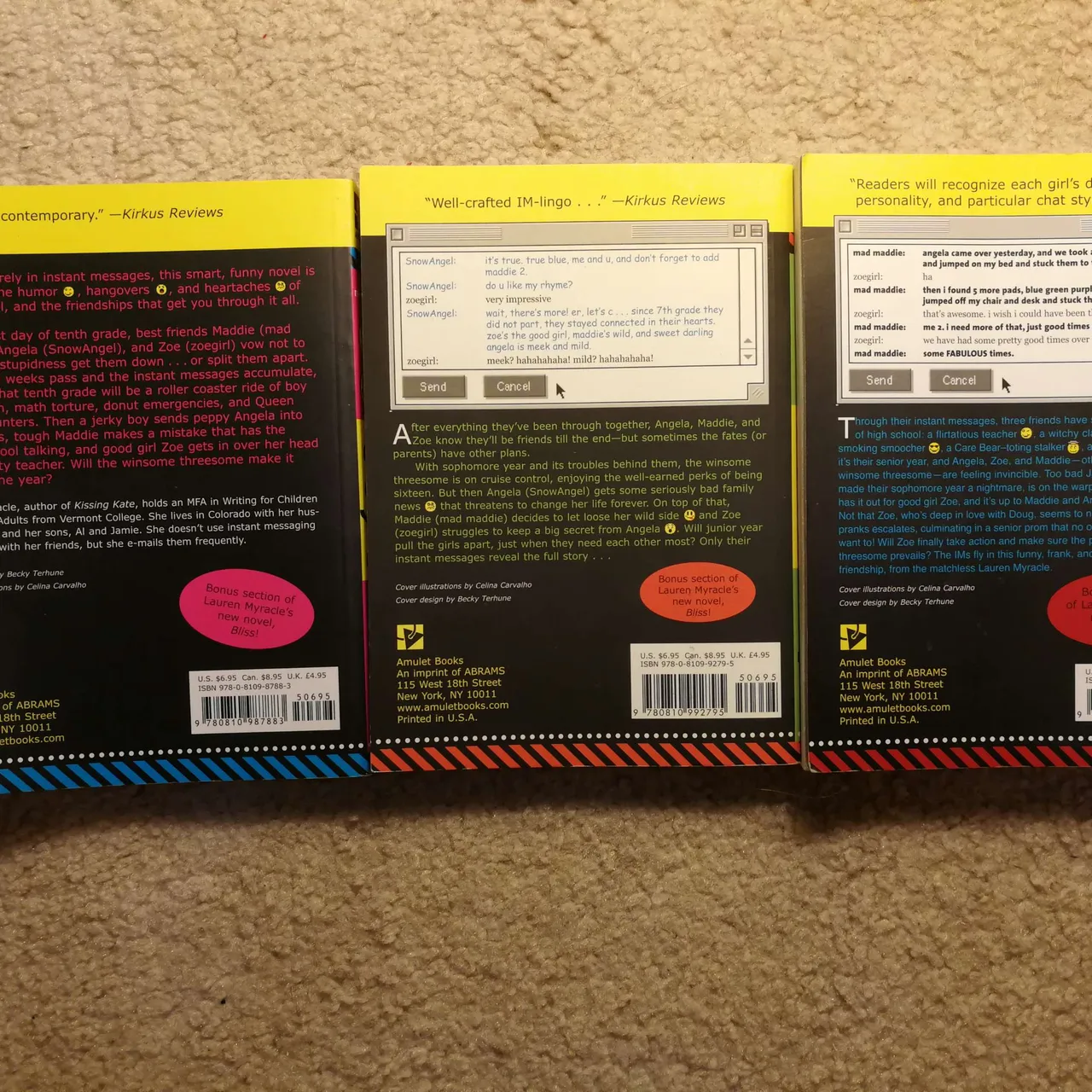 Books for teenagers, "TTYL, TTFN, L8R G8R" Three books of a t... photo 3