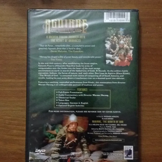 Unopened DVD of Aguirre The Wrath Of God photo 3