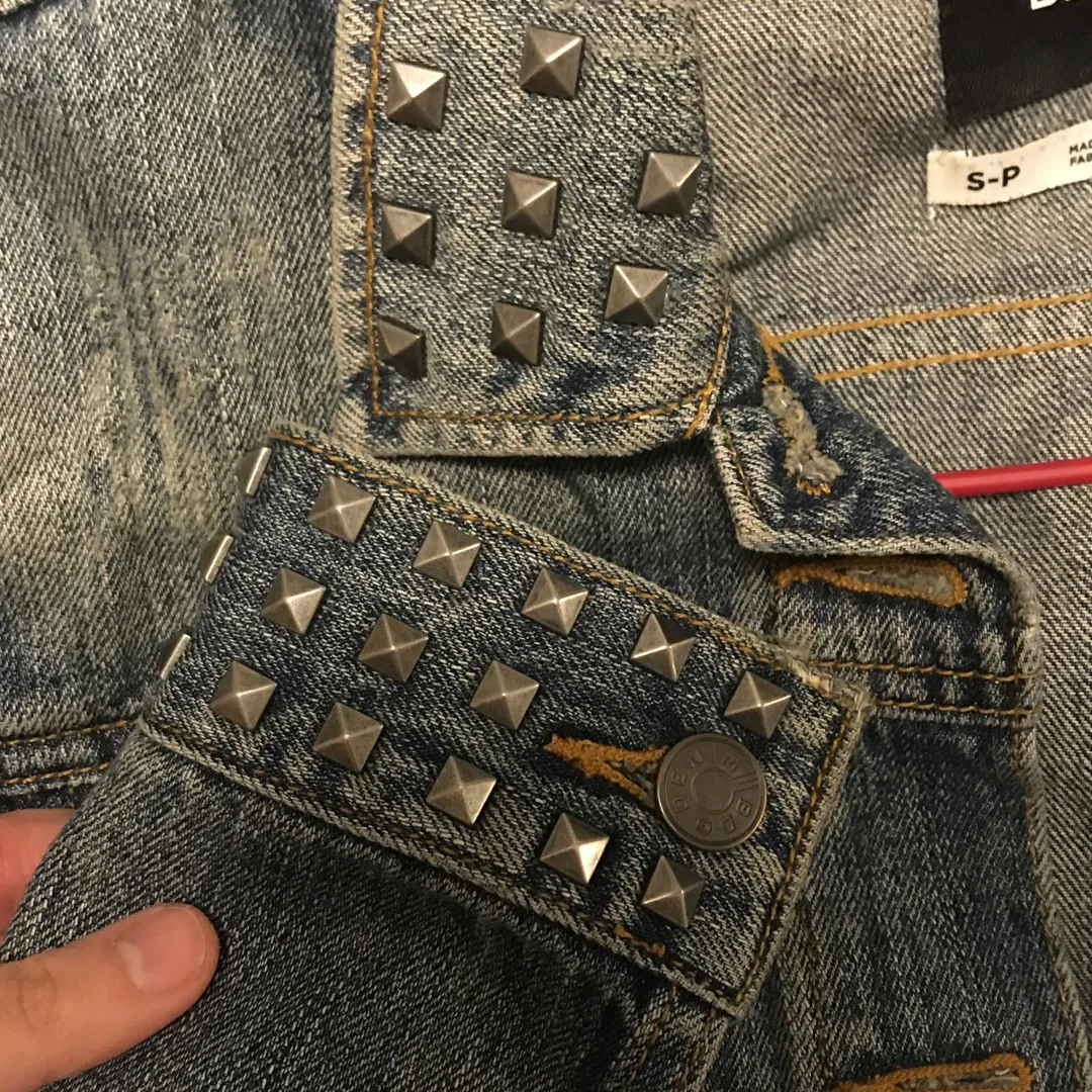 Urban Outfitters Studded Denim Jacket photo 4