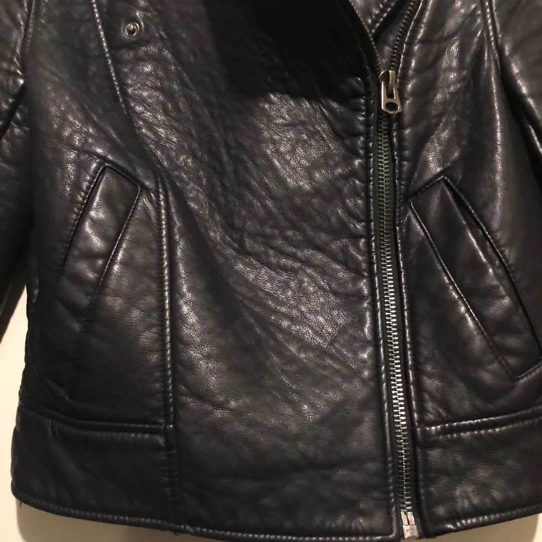 Topshop Leather Jacket photo 6