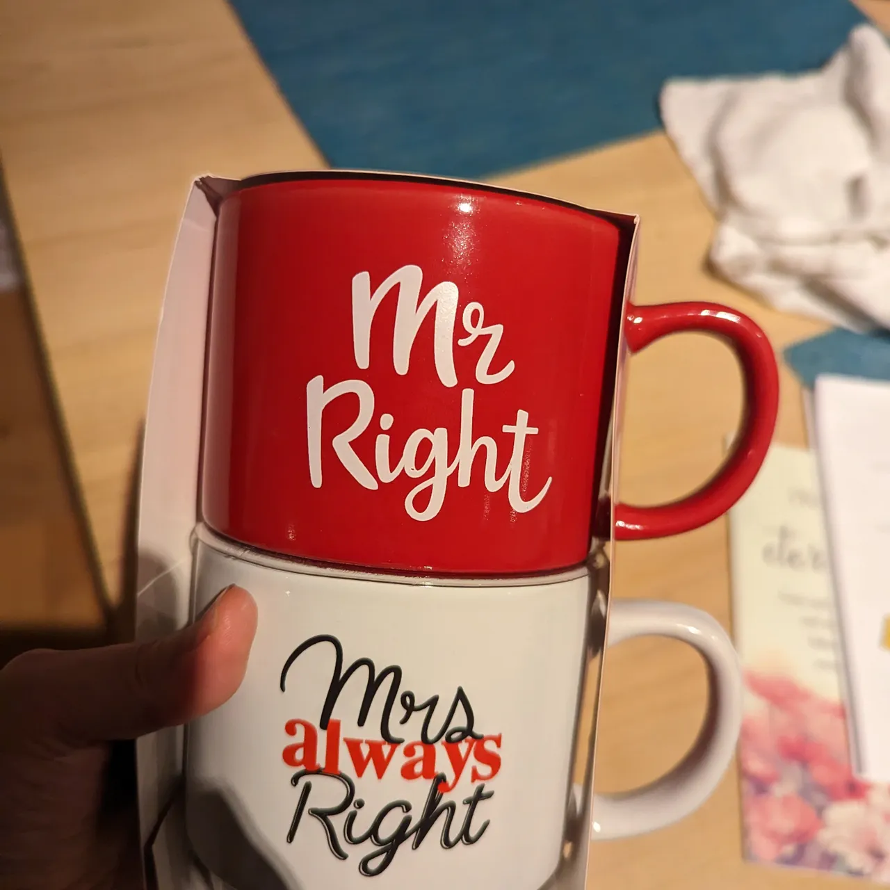 New giftable matching gift mug set photo 1