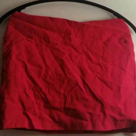 New - Never Worn Red Valia Mini Skirt Size L (Also Fits M) | ... photo 1
