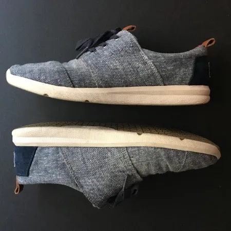 Blue Chambray TOMS Sneakers photo 1