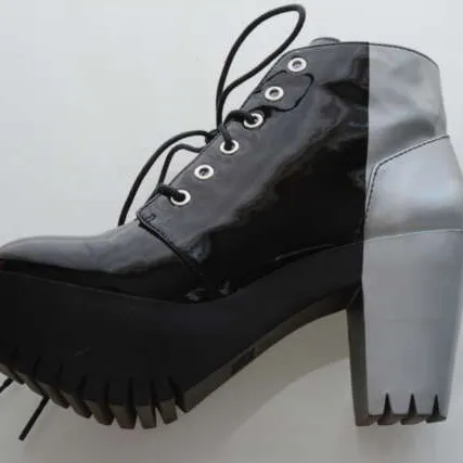 2 tone platform heels photo 1