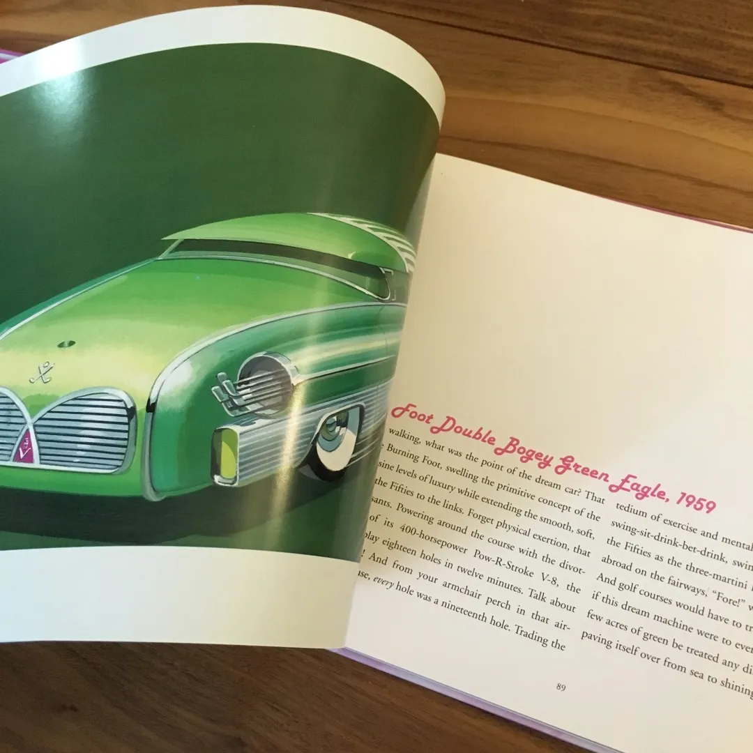 Retro Futuristic Car Book photo 6