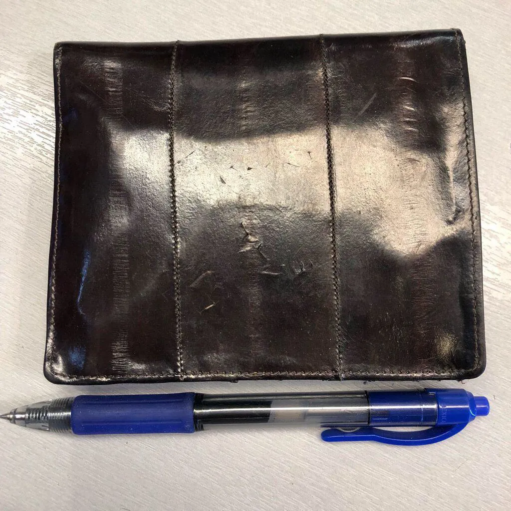 snazzy eelskin leather wallet photo 4