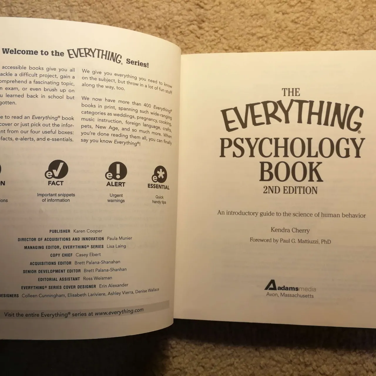 The Everything Psychology Book, Introduction to Psychology, S... photo 4