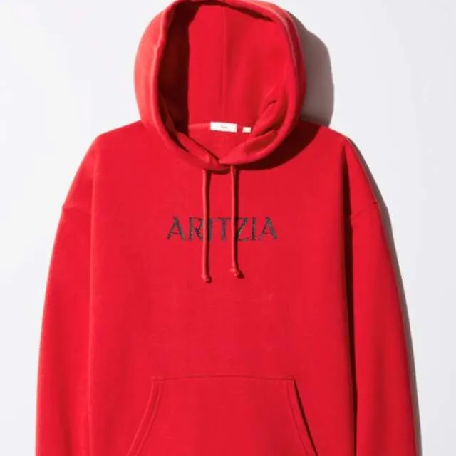 Aritzia - red logo hoodie (XS/S) photo 1
