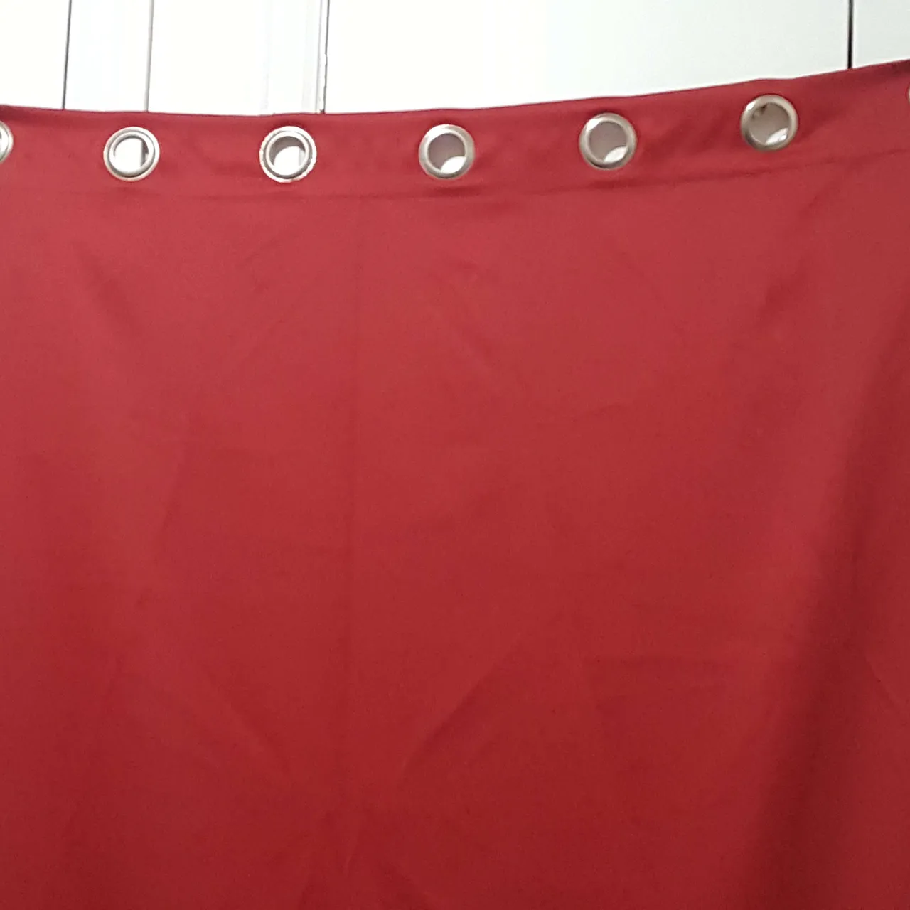 Long red black out curtain -- kinda velvety -- the "good" (in... photo 3