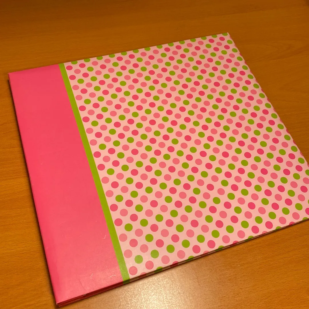 Pink Polka Dot Scrapbook photo 1