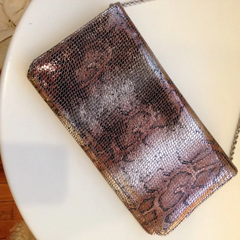 Brand New Rosegold/Silver Clutch From Spain photo 1