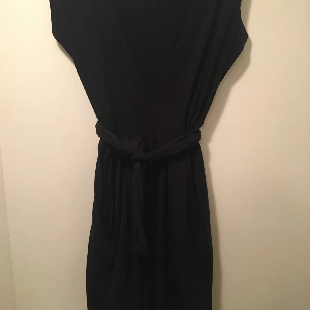Black Wilfred Dress With Tie photo 1