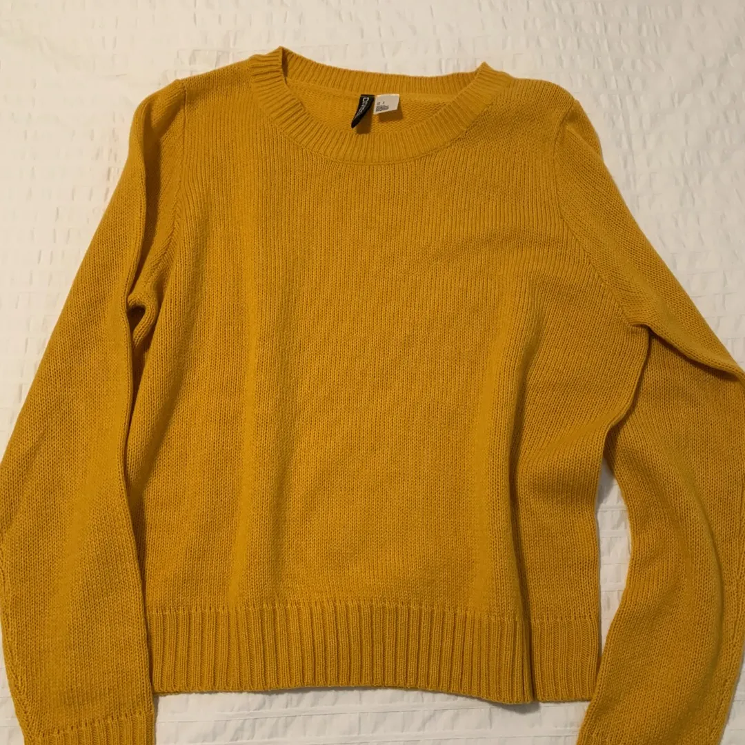 Mustard Sweater From H&M photo 1