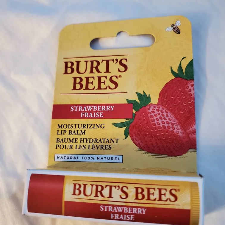 New Burt's Bees Lipbalm. Strawberry! photo 1