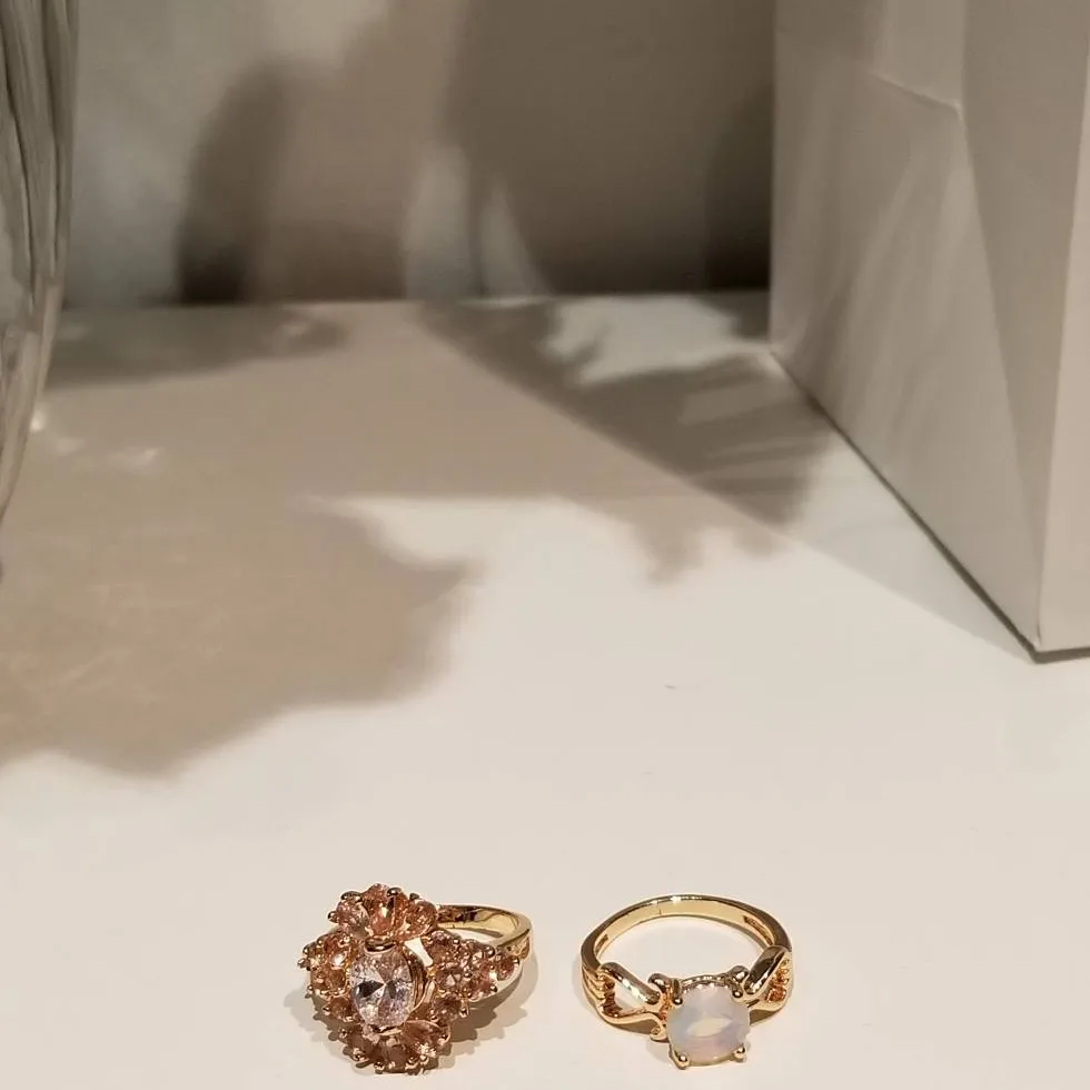 Rose Gold Coloured Rings photo 1