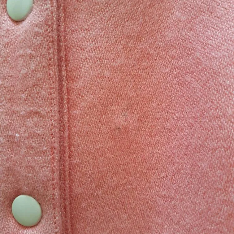 Pink Wool Coat Size S Lauren Moffatt photo 6