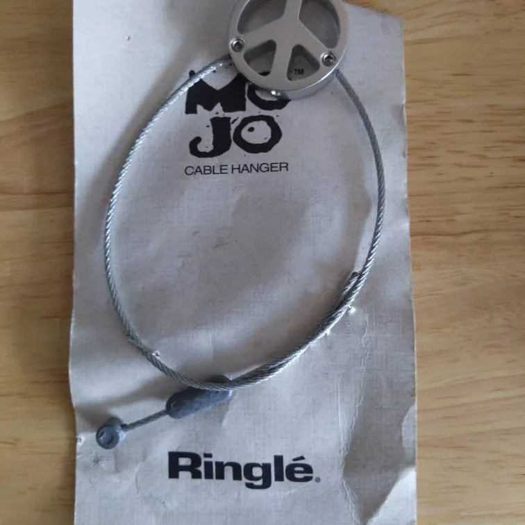 Mojo Peace Sign Brake Cable Hanger. photo 1