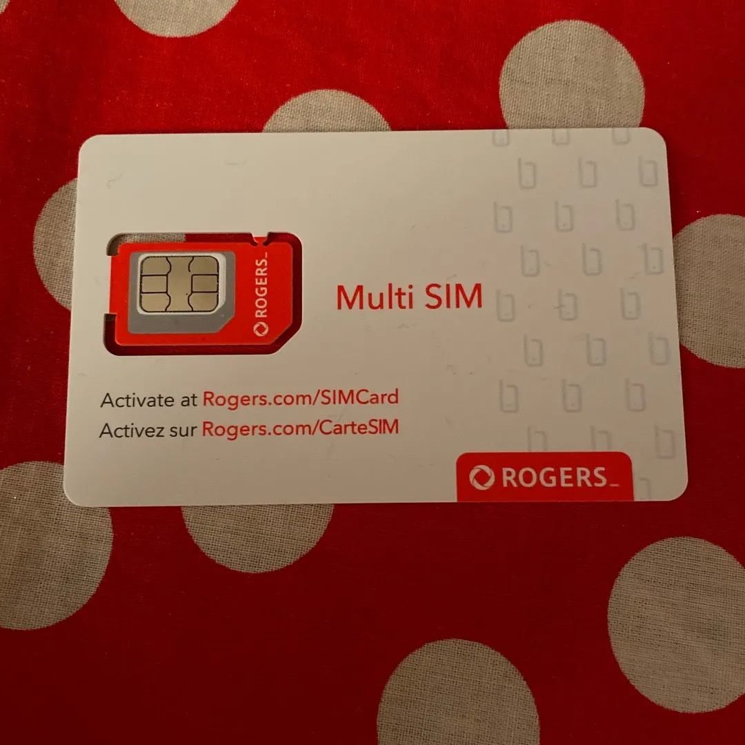 Rogers multi SIM card photo 1