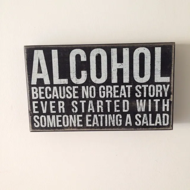 Alcohol sign photo 1