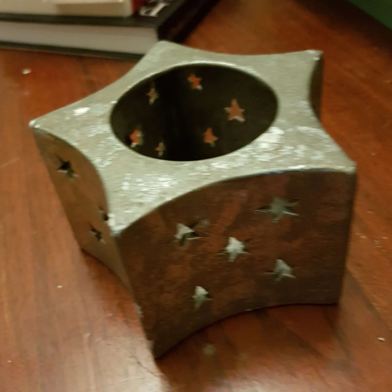 Star Candle holder - metal photo 3