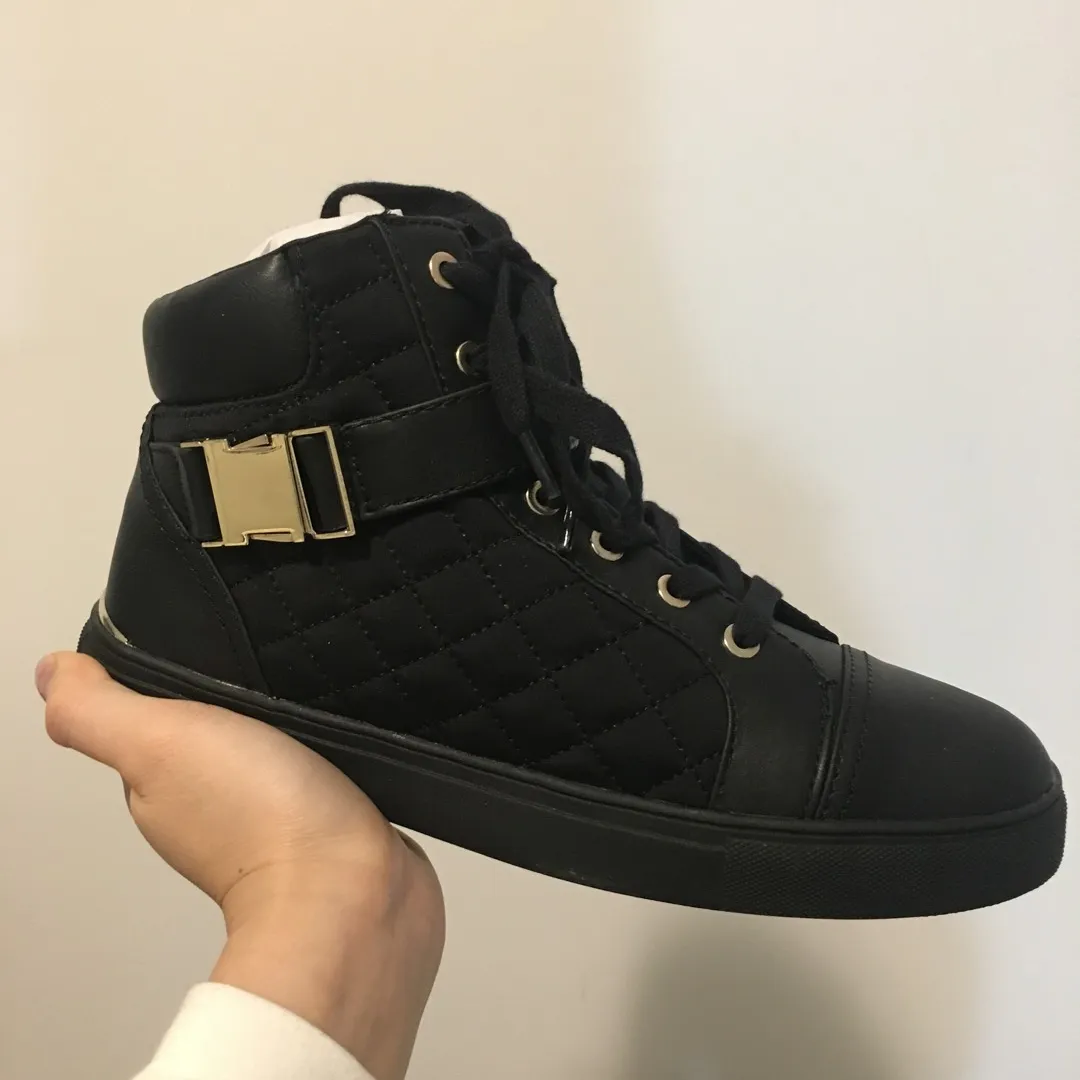 Brand New ALDO Black Sneaker photo 3