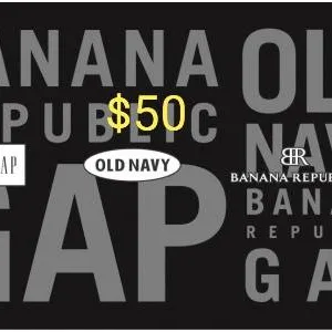 $50 Gap Old Navy Banana Republic Gift Card photo 1