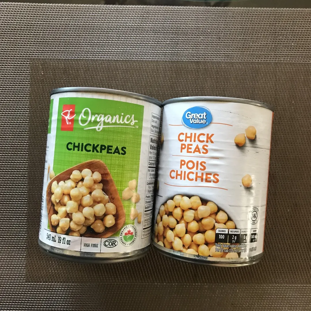 2 big cans of chick peas photo 1