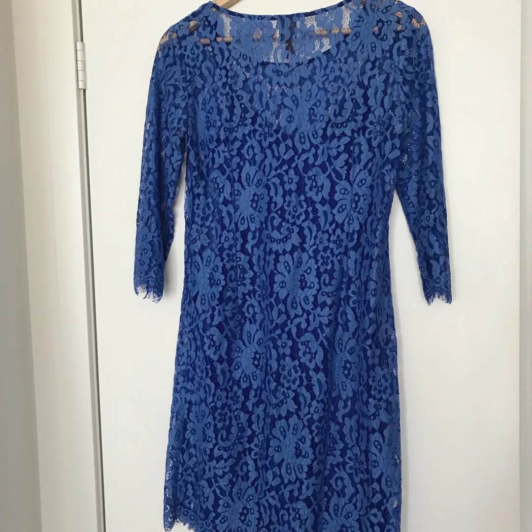 Blue Lace Dress - XS - Anthropologie photo 3
