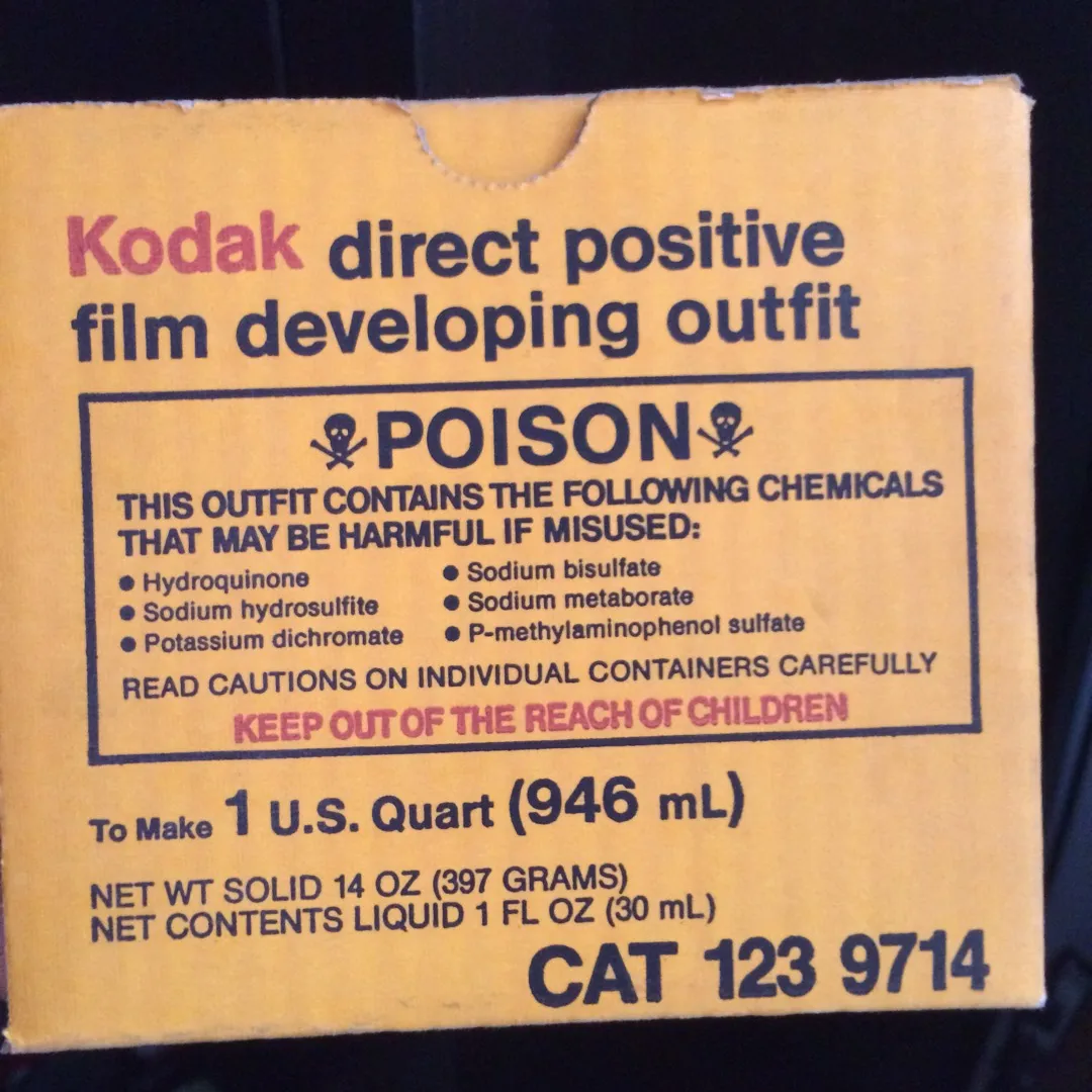 Direct  Positive Film Developing Kit photo 6